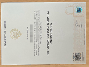 I need a UNIVERSITY OF OXFORD diploma.