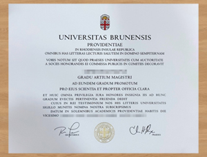 How to make the Universitas Brunensis certificate?