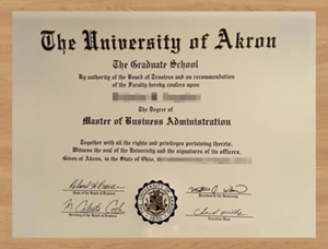 Reasons to order a University of Akron certificate online.